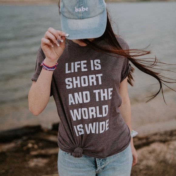 S-XL Life is short tee - Picture 3 of 4